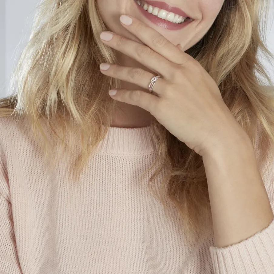 Histoire d'Or Bague Zinna Or Bicolore Diamant