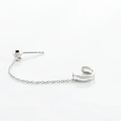 Histoire d'Or Bijou D'oreille Unitaire Argent Harris