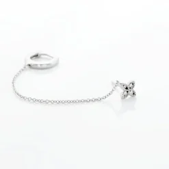 Bijou D'oreille Unitaire Argent Blanc Gosse Oxydes De Zirconium-Histoire d'Or Outlet