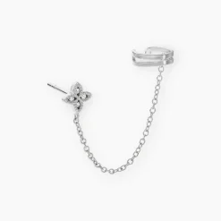 Histoire d'Or Bijou D'oreille Unitaire Argent Blanc Heh Oxydes De Zirconium