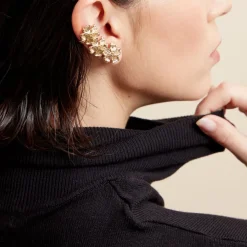 Bijou D'oreille Unitaire Dyonis Acier Jaune-Histoire d'Or Discount