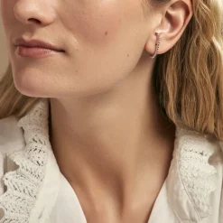 Histoire d'Or Bijou D'oreille Unitaire Krabi Argent Blanc