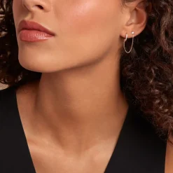 Histoire d'Or Bijou D'oreille Unitaire Mix And Match Or Jaune Oxyde De Zirconium