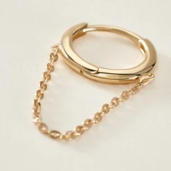 Histoire d'Or Bijou D'oreille Unitaire Or Jaune Brittani