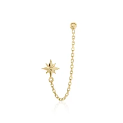 Bijou D'oreille Unitaire Plaqué Or Ignatus-Histoire d'Or Hot