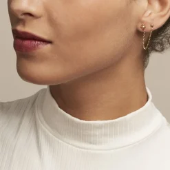 Bijou D'oreille Unitaire Plaqué Or Ignatus-Histoire d'Or Hot