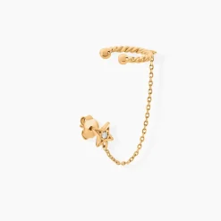 Bijou D'oreille Unitaire Plaqué Or Sweyn Oxyde De Zirconium-Histoire d'Or Outlet