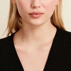 Histoire d'Or Bijou D'oreille Unitaire Pendante Larus Or Jaune Oxyde De Zirconium