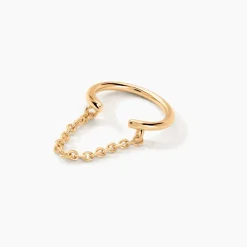 Histoire d'Or Bijou D'oreille Unitaire Silohe Plaqué Or Jaune