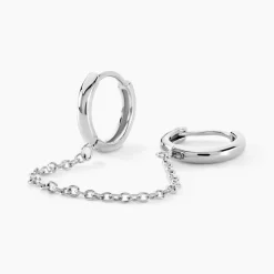 Bijou D'oreille Unitaire Stephie Argent Blanc-Histoire d'Or Online