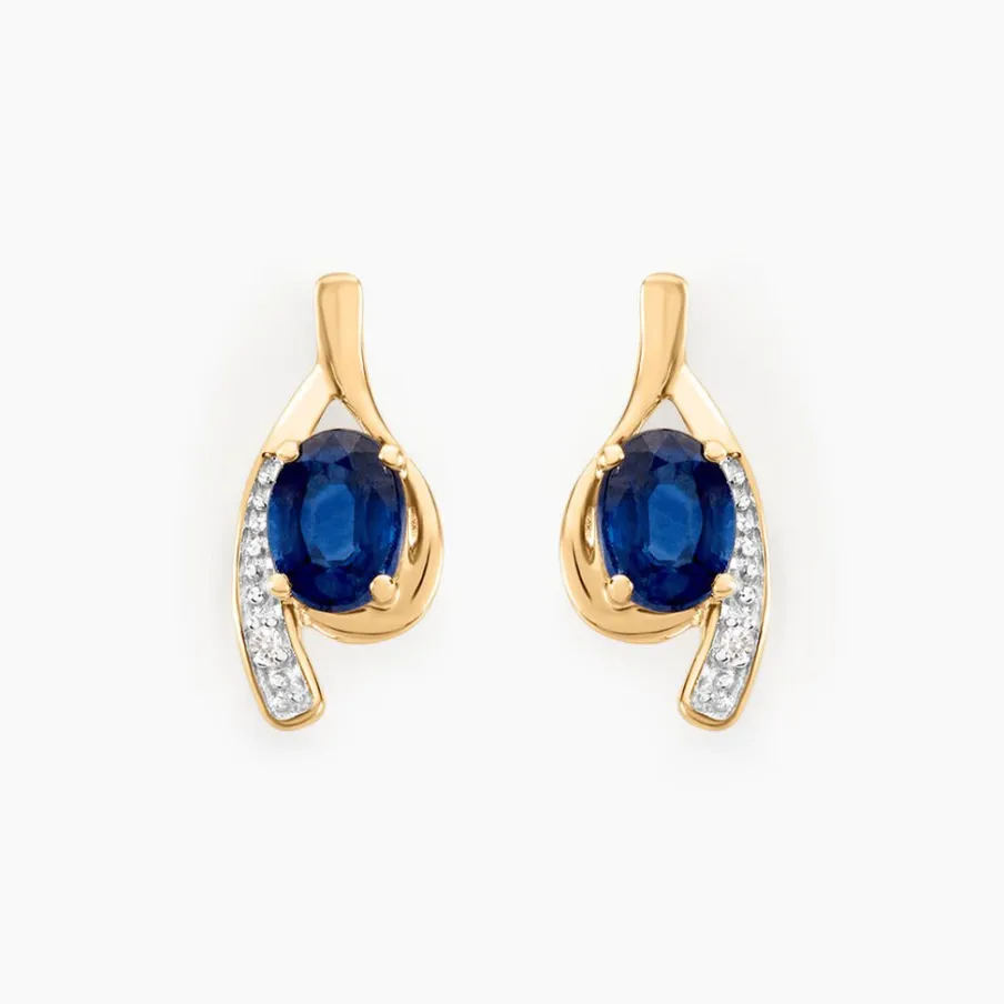 Histoire d'Or Bijoux D'oreilles Emotion Diamant