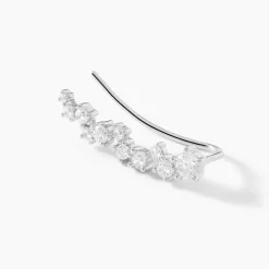 Histoire d'Or Bijoux D¿oreilles Grimpants Enza Argent Blanc Oxyde De Zirconium