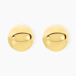 Bijoux D'oreilles Perles Solaires Acier Jaune-Histoire d'Or Sale