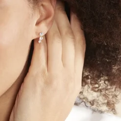 Bijoux D'oreilles Raffaele Or Jaune Oxyde De Zirconium-Histoire d'Or Hot