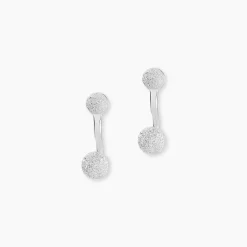 Histoire d'Or Bijoux D'oreilles Rosely Argent Blanc