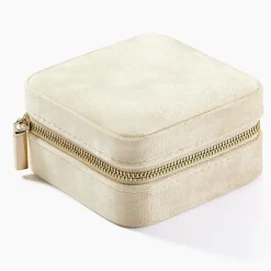 Histoire d'Or Boite à Bijou Tissu Beige