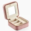 Boite à Bijou Tissu Rose-Histoire d'Or Discount