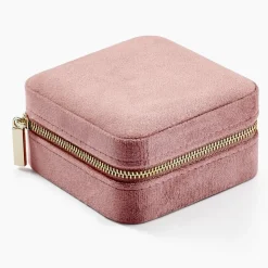 Boite à Bijou Tissu Rose-Histoire d'Or Discount