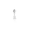 Boucle D'oreille Puce Unitaire Deorsa Argent Blanc Oxyde De Zirconium-Histoire d'Or Discount