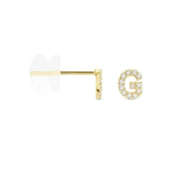 Boucle D'oreille Puce Unitaire Jodoca Or Jaune Oxyde De Zirconium-Histoire d'Or Discount