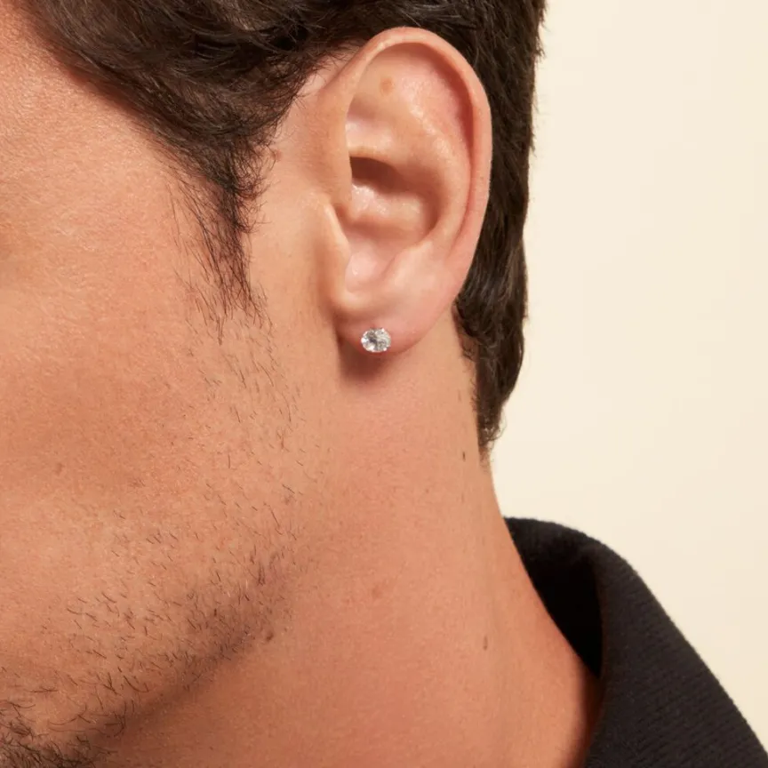 Boucle D'oreille Puce Unitaire Niels De Zirconium-Histoire d'Or Outlet