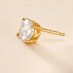 Boucle D'oreille Puce Unitaire Adam De Zirconium-Histoire d'Or Sale