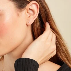 Boucle D'oreille Puce Unitaire Victoria-Histoire d'Or