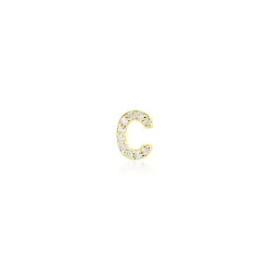 Boucle D'oreille Puce Unitaire Jodoca Or Jaune Oxyde De Zirconium-Histoire d'Or Discount