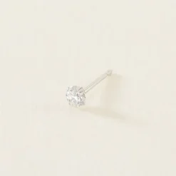 Histoire d'Or Boucle D'oreille Puce Unitaire Niels De Zirconium