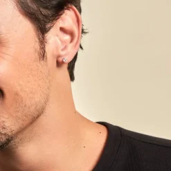 Boucle D'oreille Puce Unitaire Victoria-Histoire d'Or New