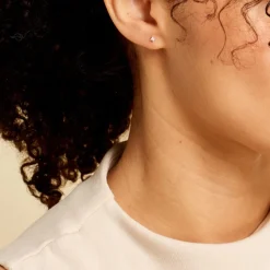 Histoire d'Or Boucle D'oreille Puces Myralie Or Blanc Diamant