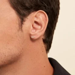 Boucles D'oreille Puce Unitaire Oya Or Jaune Oxyde De Zirconium-Histoire d'Or Clearance