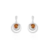 Histoire d'Or Boucles D'oreilles Argent Blanc Alanna Ambres