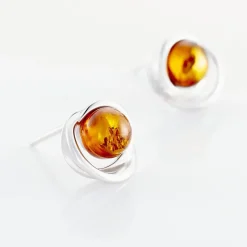 Boucles D'oreilles Argent Blanc Franjo Ambre-Histoire d'Or Sale