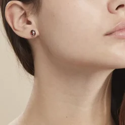 Boucles D'oreilles Argent Blanc Aleina Ambres-Histoire d'Or Sale