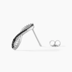 Histoire d'Or Boucles D'oreilles Argent Blanc Prudentia Oxyde De Zirconium