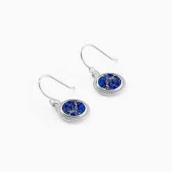 Histoire d'Or Boucles D'oreilles Argent Zea Lapis Lazulis