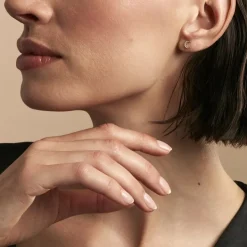 Boucles D'oreilles Dépareillées Munroe Or Jaune Oxyde De Zirconium-Histoire d'Or