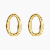 Boucles D'oreilles Gold Aura Acier Jaune-Histoire d'Or