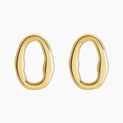 Boucles D'oreilles Gold Aura Acier Jaune-Histoire d'Or