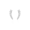 Boucles D'oreilles Grimpantes Aldrick Argent Blanc Oxyde De Zirconium-Histoire d'Or Outlet