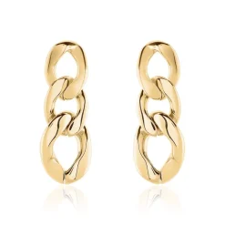 Boucles D'oreilles Hera Pendantes Acier Doré-Histoire d'Or Outlet