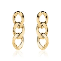 Histoire d'Or Boucles D'oreilles Hera Pendantes Acier Doré