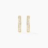 Histoire d'Or Boucles D'oreilles Jacoba Rondes Or Jaune Oxyde De Zirconium