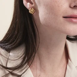 Histoire d'Or Boucles D'oreilles Or Jaune Verbena