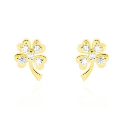 Boucles D'oreilles Or Jaune Verdiane Oxydes-Histoire d'Or Outlet