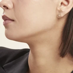 Histoire d'Or Boucles D'oreilles Or Jaune Adrienn Diamants