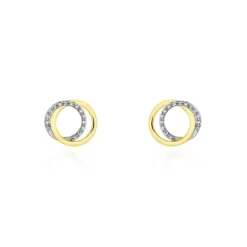 Histoire d'Or Boucles D'oreilles Or Jaune Tresha Diamants