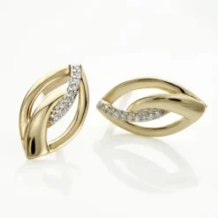 Boucles D'oreilles Or Jaune Sven Diamant-Histoire d'Or