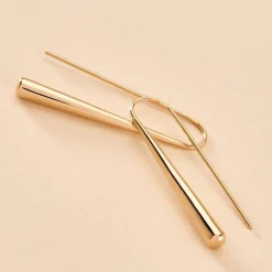 Boucles D'oreilles Pendantes Graham Plaqué Or Jaune-Histoire d'Or Best